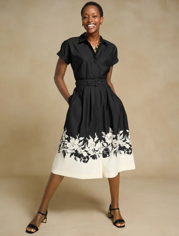 Bicolor Poppy Poplin Shirtdress - Image 2